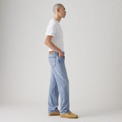 555™ Relaxed Straight Linen+ Denim Men's Jeans — Call Me Again - Light Wash 4