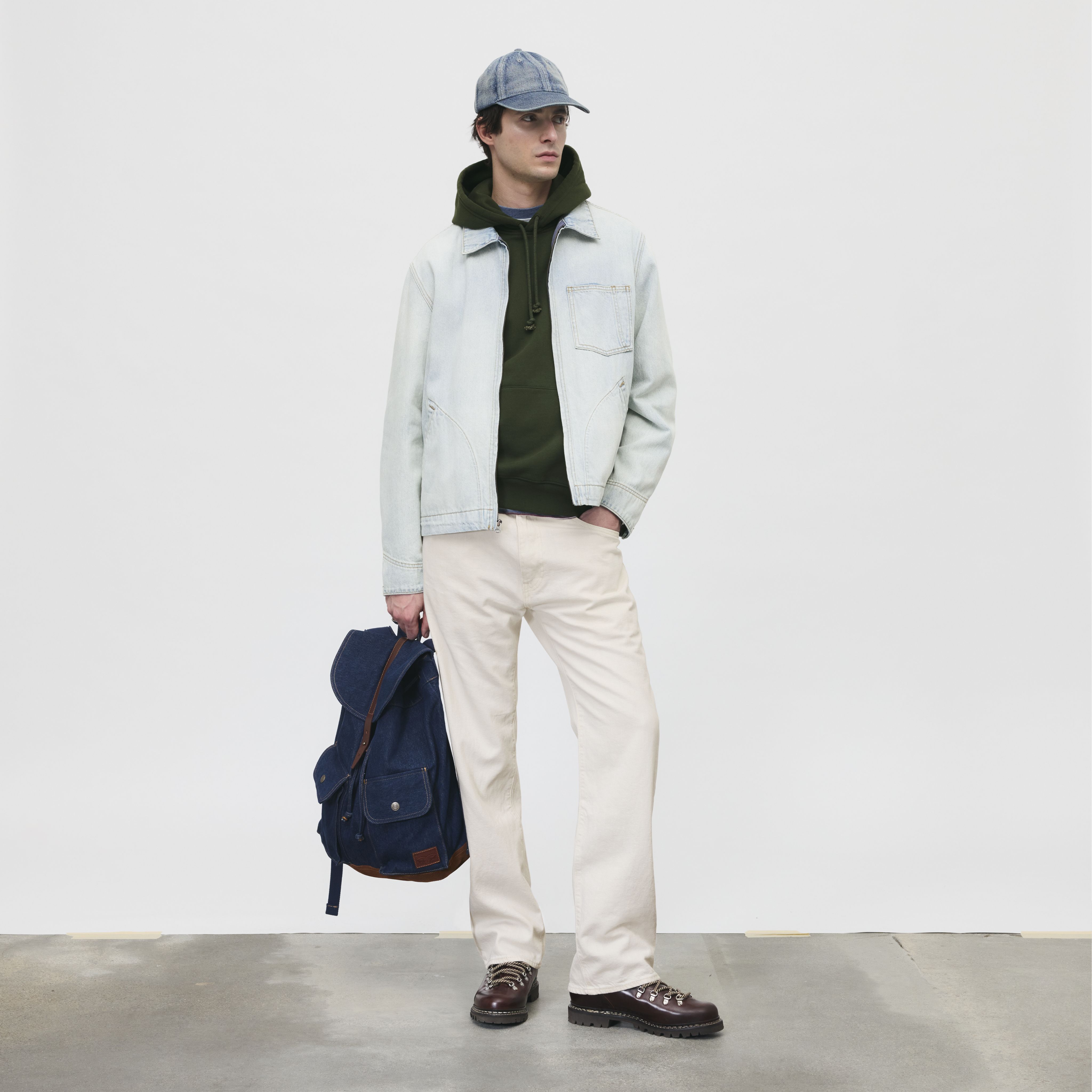 555™ Relaxed Straight Linen+ Denim Men's Jeans 1