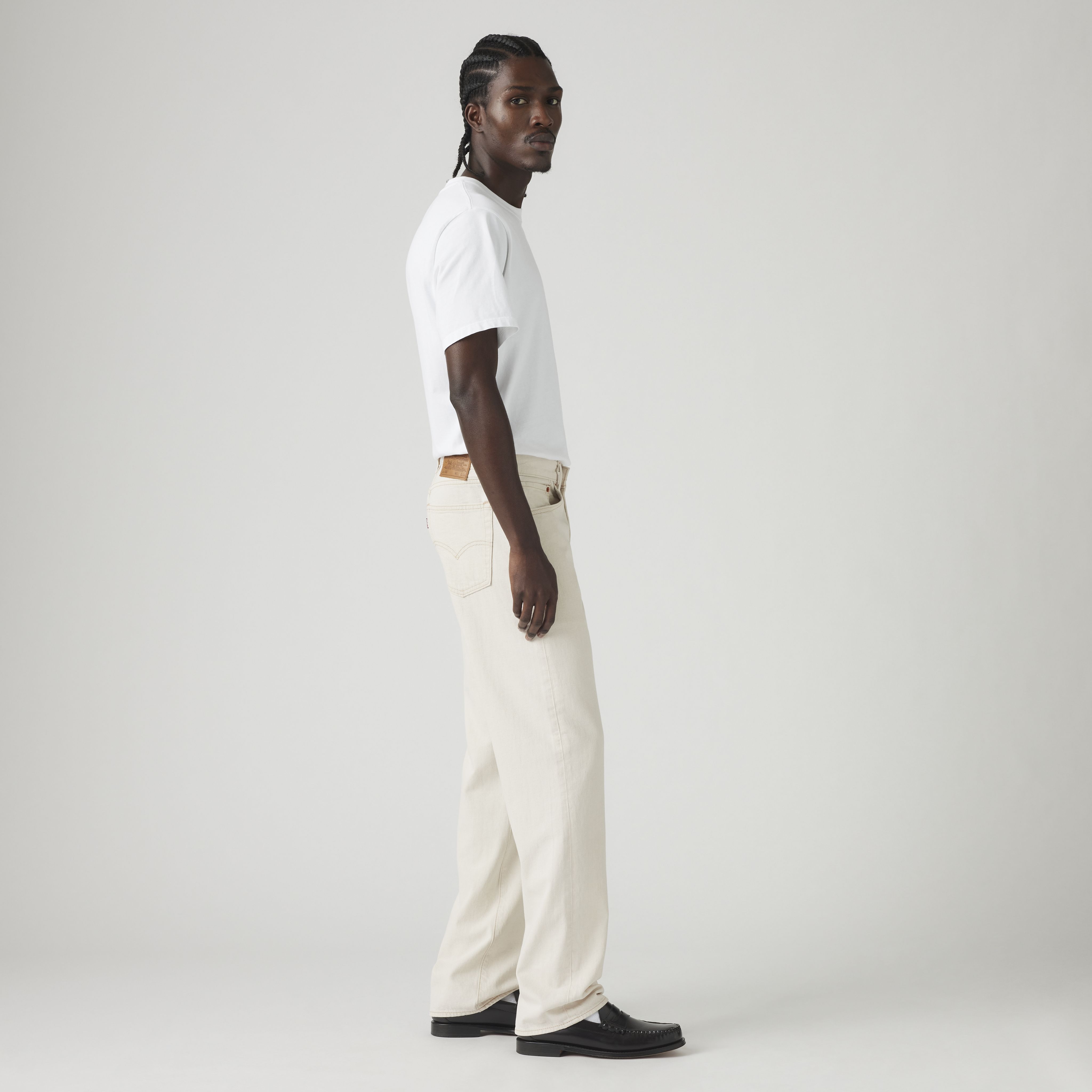 555™ Relaxed Straight Linen+ Denim Men's Jeans 6