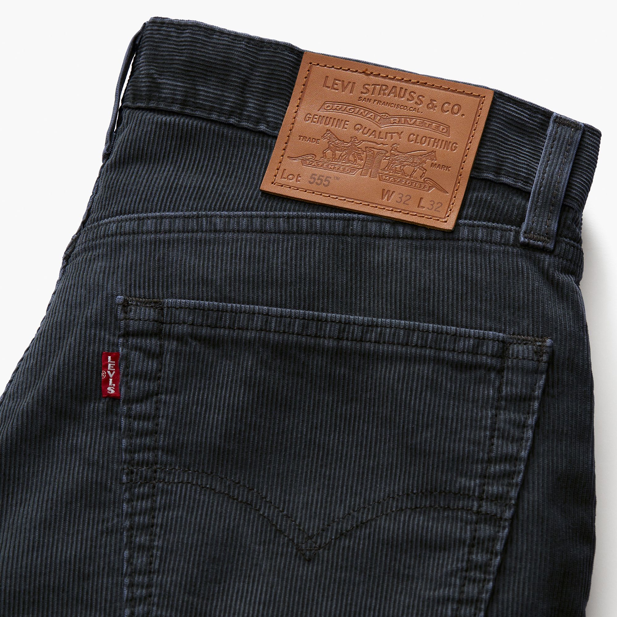 Pantaloni 555™ dritti taglio comodo in velluto a coste 7