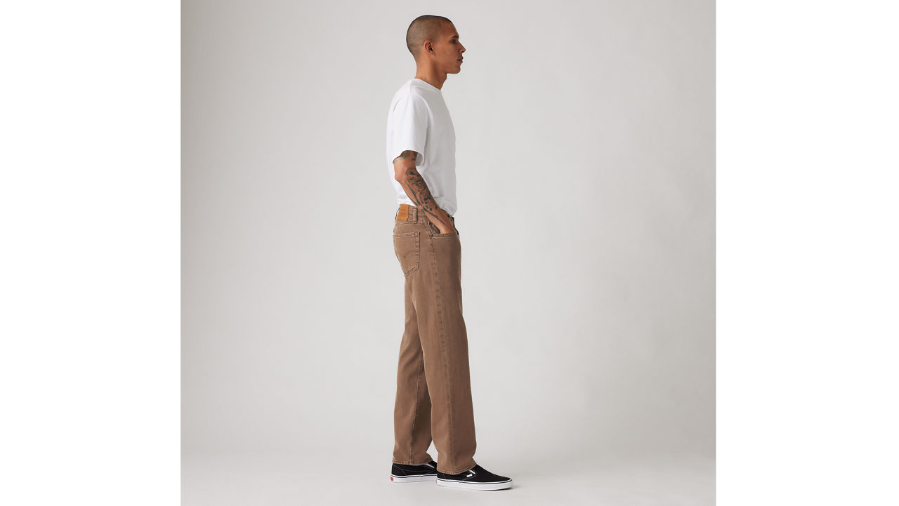 555™ Relaxed Straight Linen+ Denim Men's Jeans 4