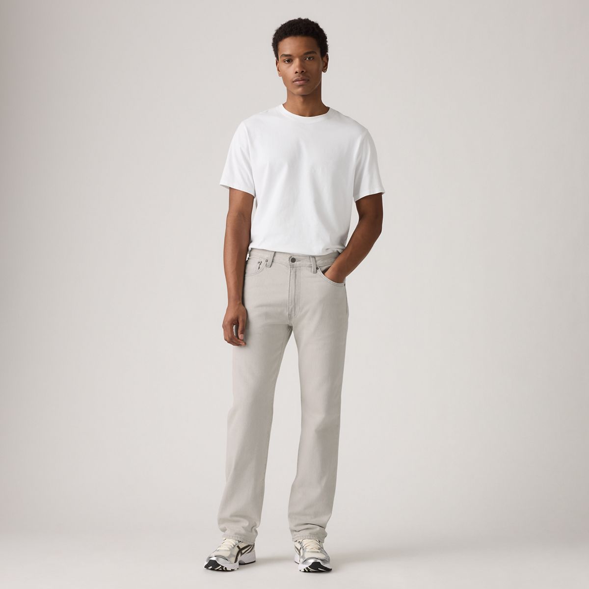 555™ Relaxed Straight Men's Jeans — Just A Local - Grey
