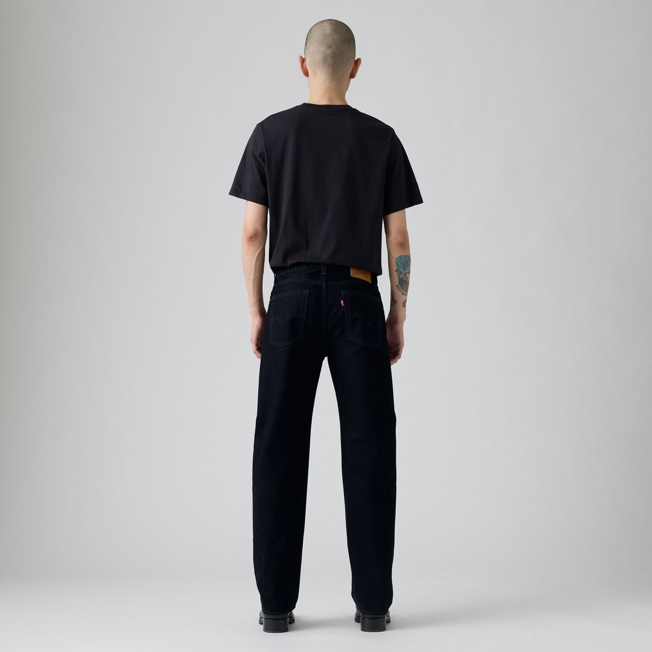 555™ Relaxed Straight Flocked Denim Men's Jeans 3