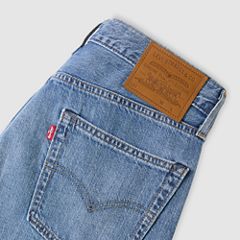 555™ Relaxed Straight Linen+ Denim Men's Jeans — Timeless Blues - Medium Wash 8