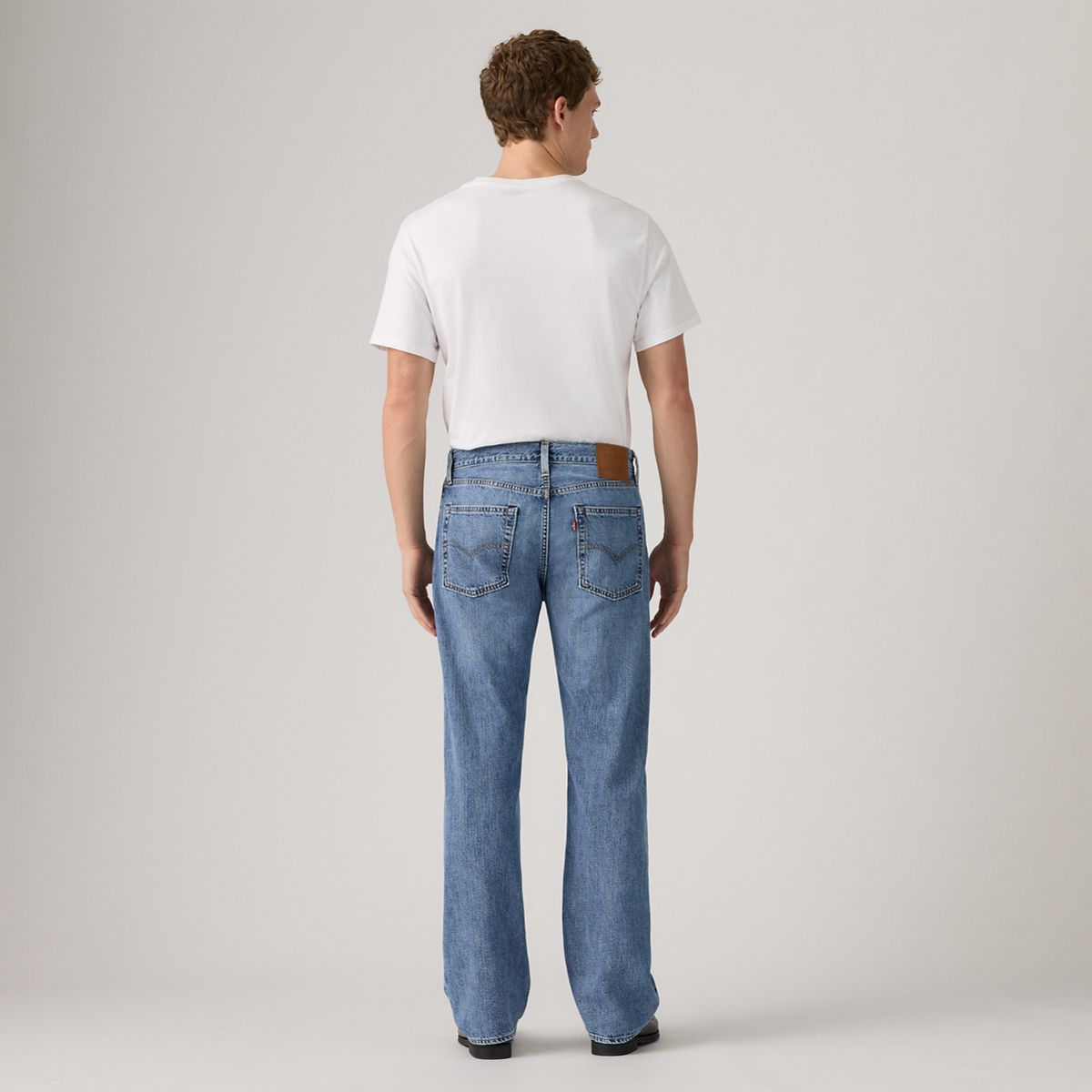 555™ Relaxed Straight Linen+ Denim Men's Jeans — Timeless Blues - Medium Wash