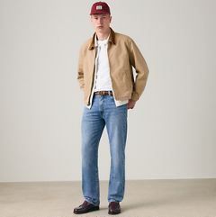 555™ Relaxed Straight Linen+ Denim Men's Jeans — Timeless Blues - Medium Wash 2