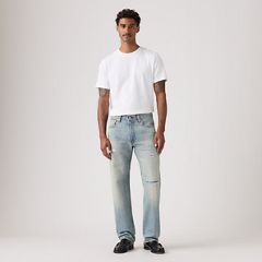 555™ Relaxed Straight Men's Jeans — Style Tension Destructed - Light Wash 4