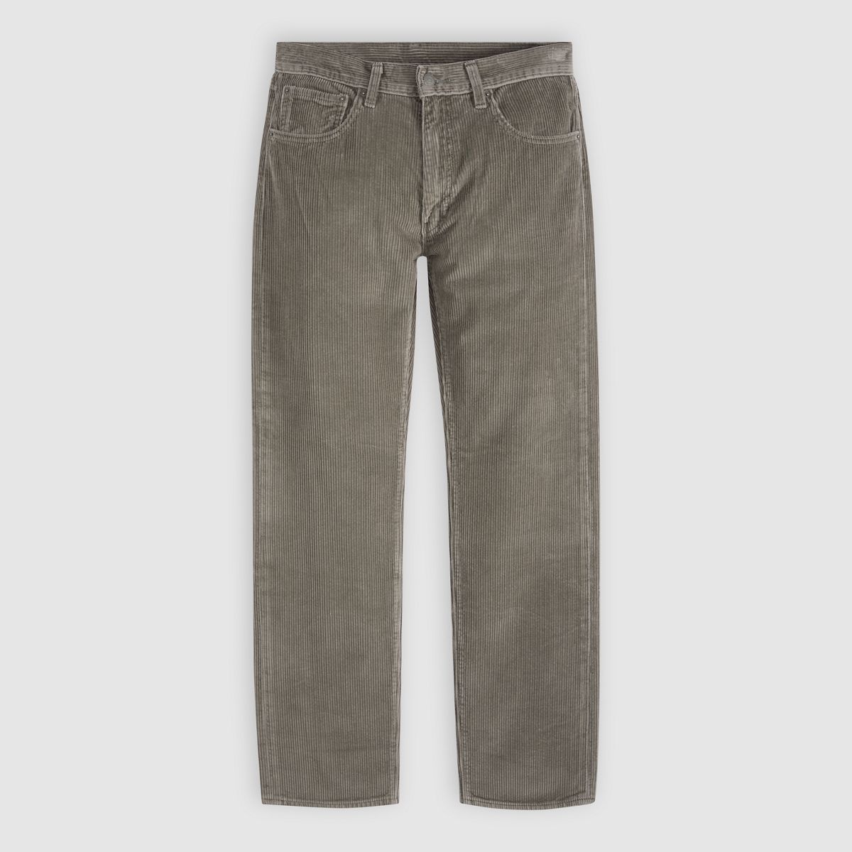 555™ Relaxed Straight Corduroy Men's Jeans — Smokey Taupe - White