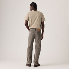 555™ Relaxed Straight Corduroy Men's Jeans — Smokey Taupe - White 3