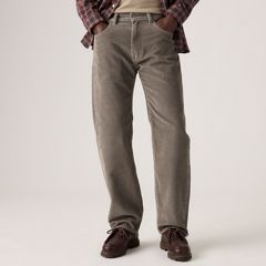 555™ Relaxed Straight Corduroy Men's Jeans — Smokey Taupe - White 2