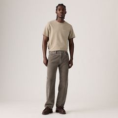 555™ Relaxed Straight Corduroy Men's Jeans — Smokey Taupe - White 5
