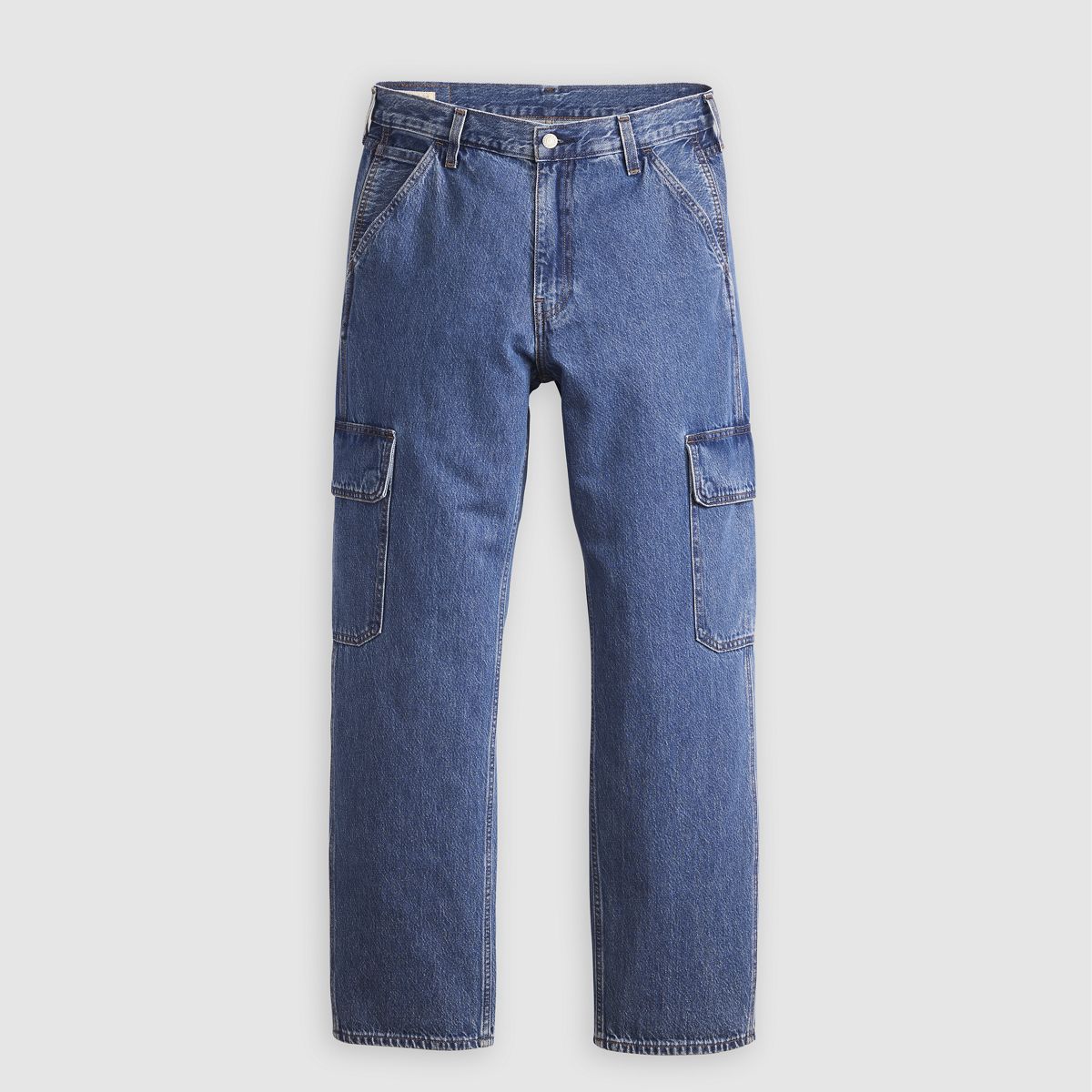 568™ Loose Straight Cargos — Get Involved T2 - Medium Wash