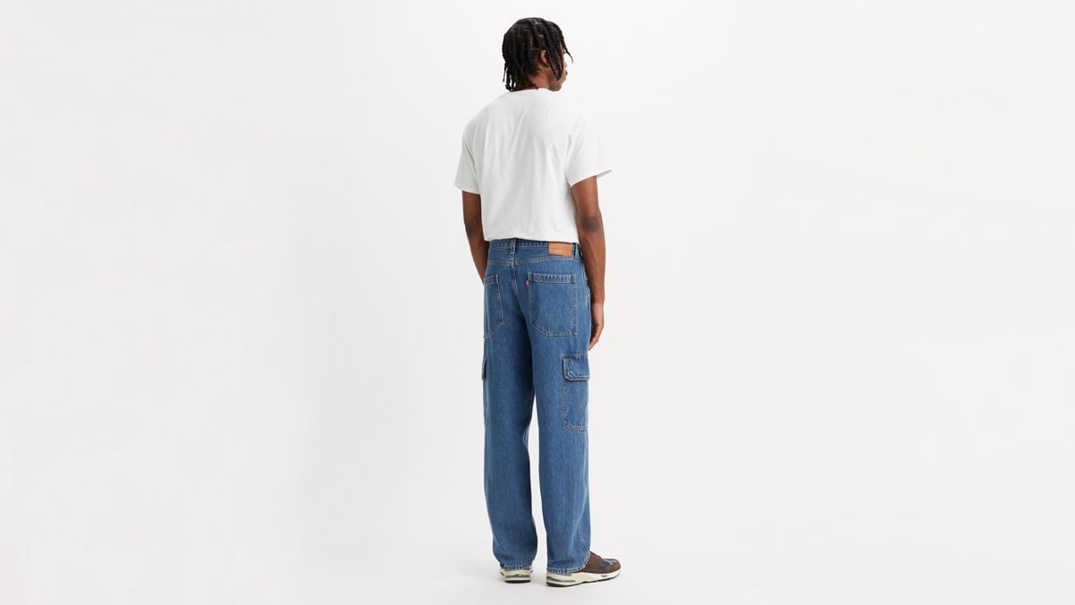568™ Loose Straight Cargos — Get Involved T2 - Medium Wash
