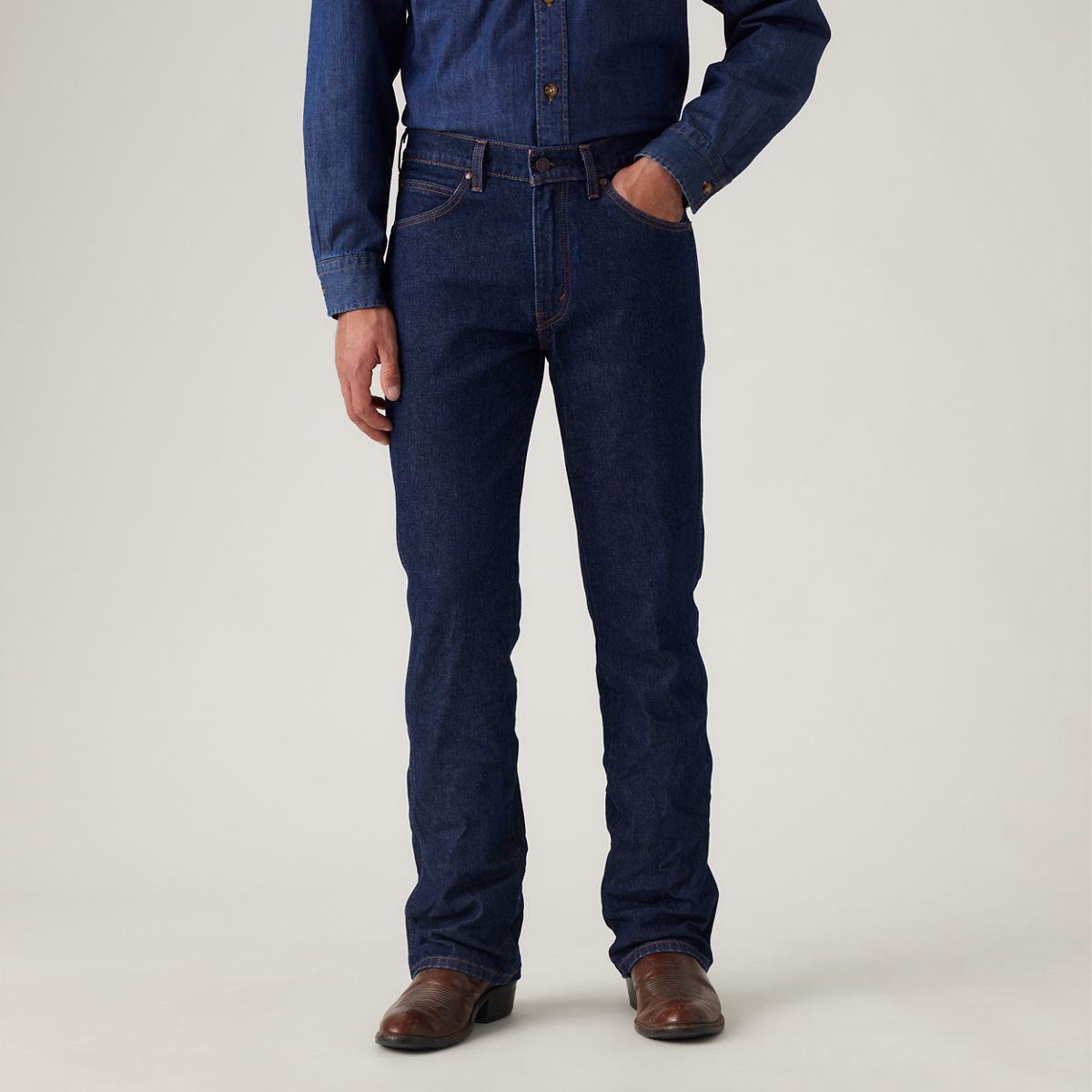 537™ Western Bootcut Men's Jeans — Rocky Rinse - Dark Wash
