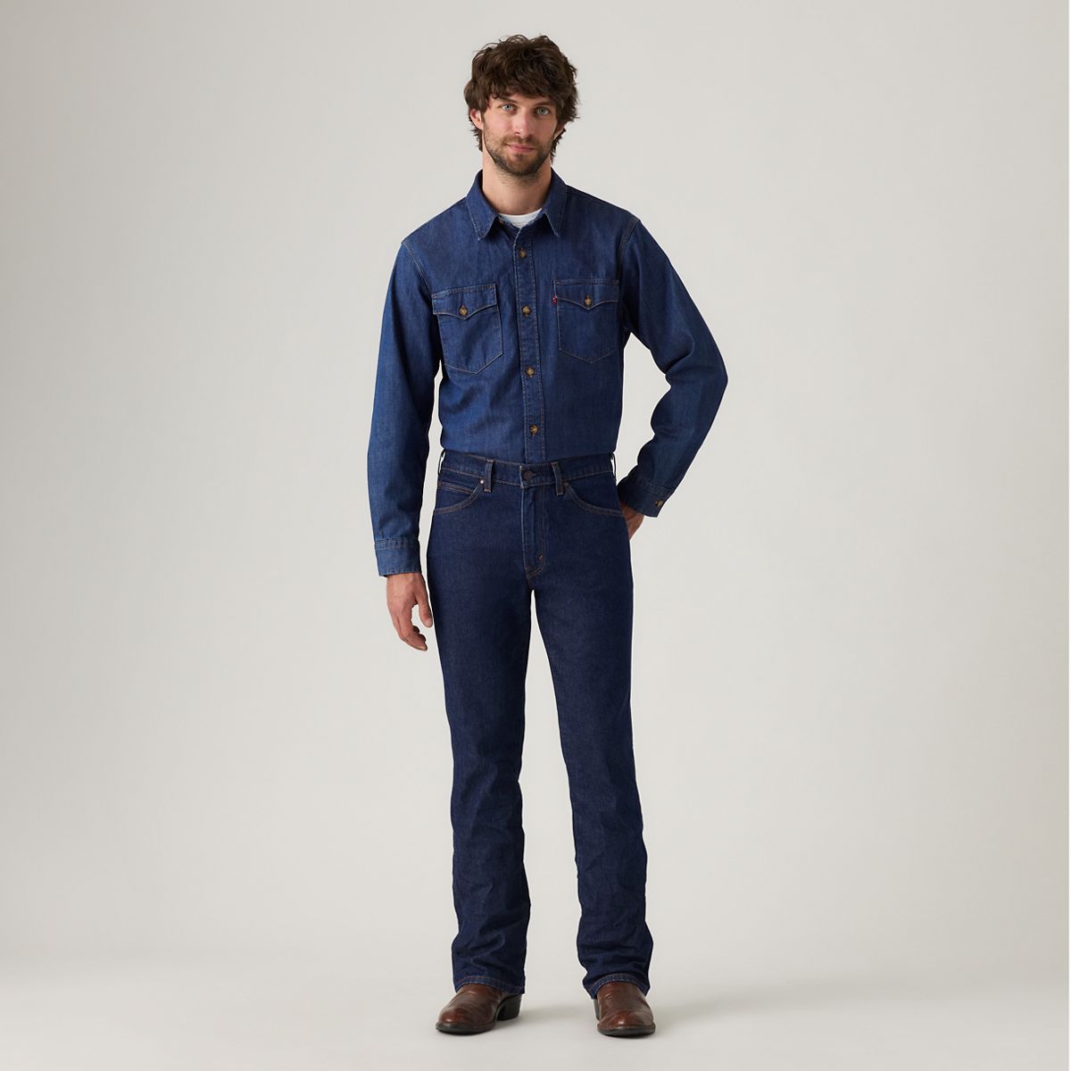 537™ Western Bootcut Men's Jeans — Rocky Rinse - Dark Wash