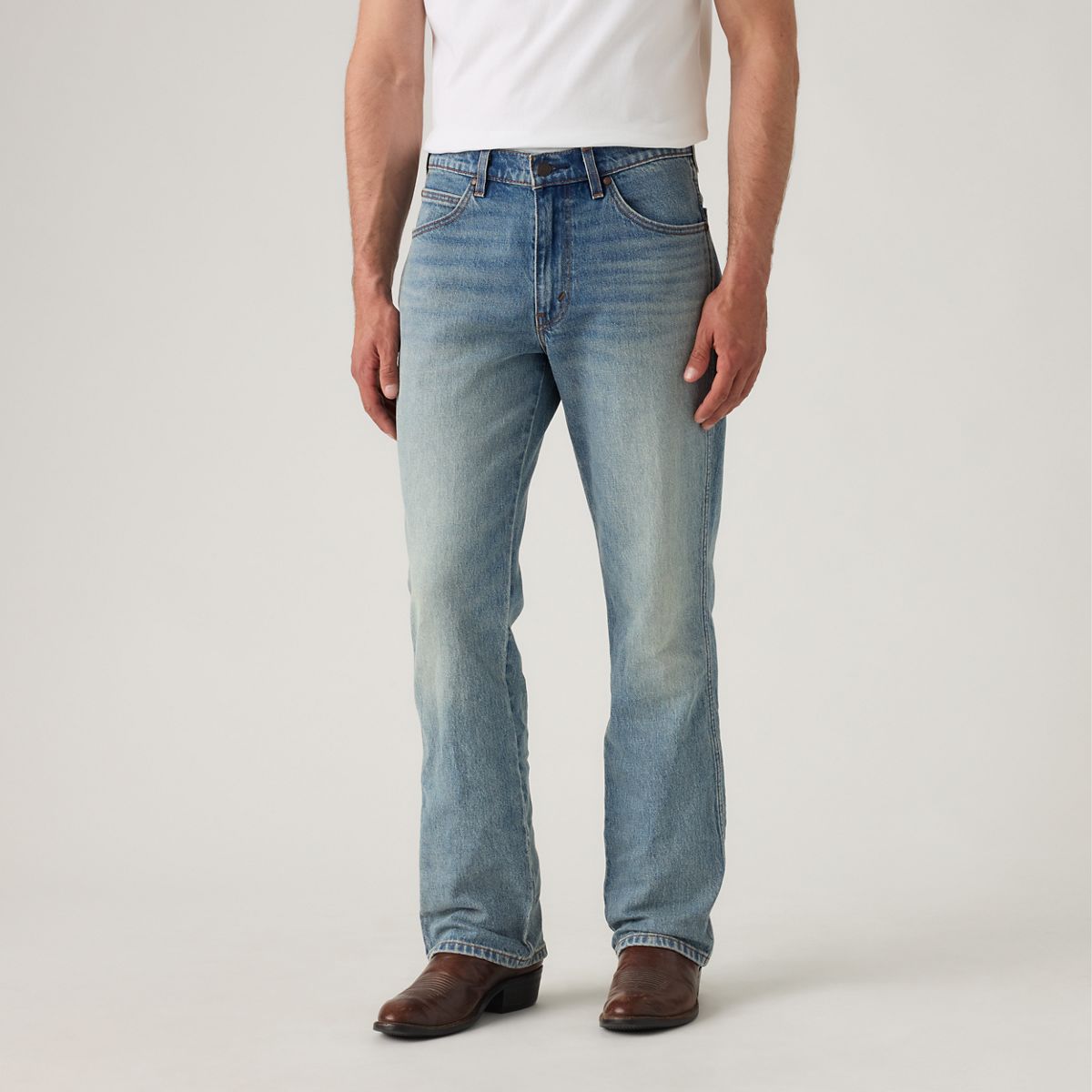 537™ Western Bootcut Men's Jeans — Running Early - Light Wash