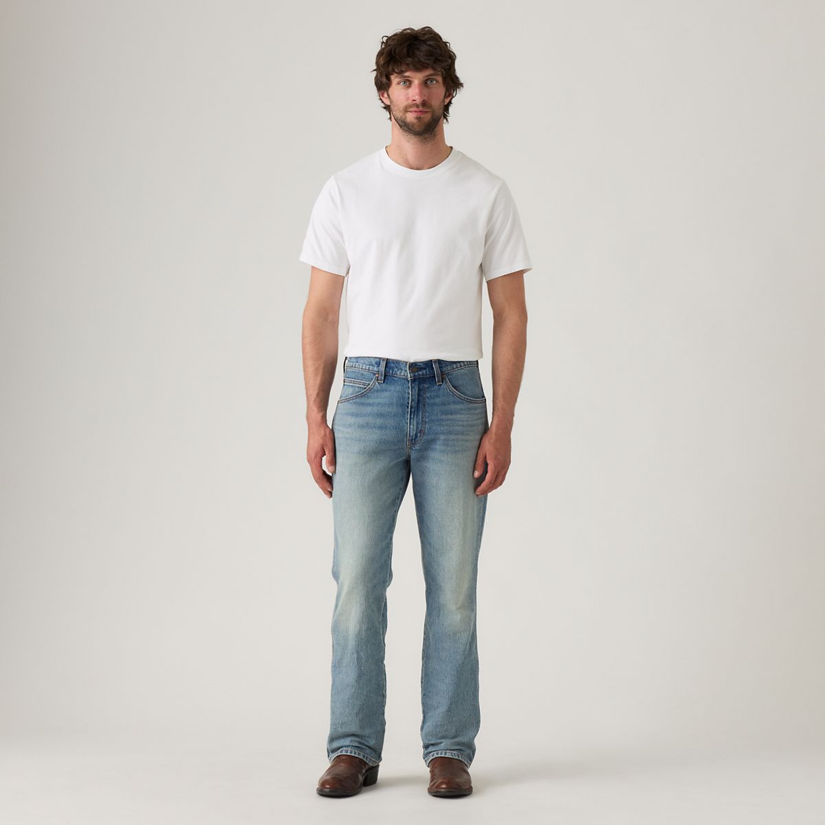 537™ Western Bootcut Men's Jeans — Running Early - Light Wash