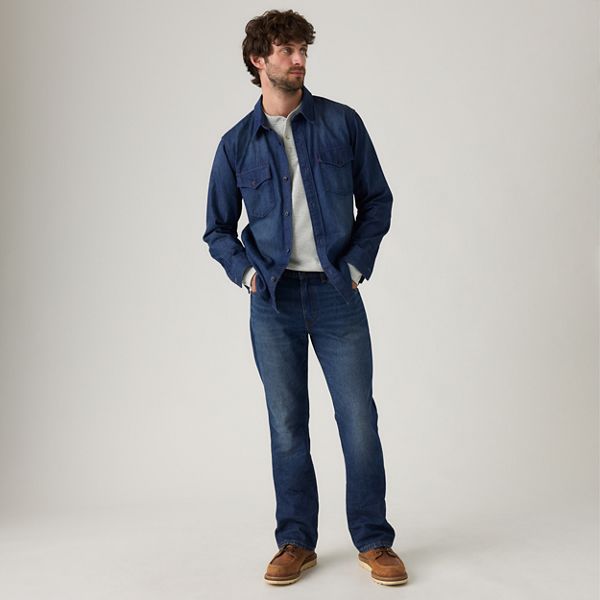 537™ Western Bootcut Men's Jeans — Wow Have Fun - Dark Wash