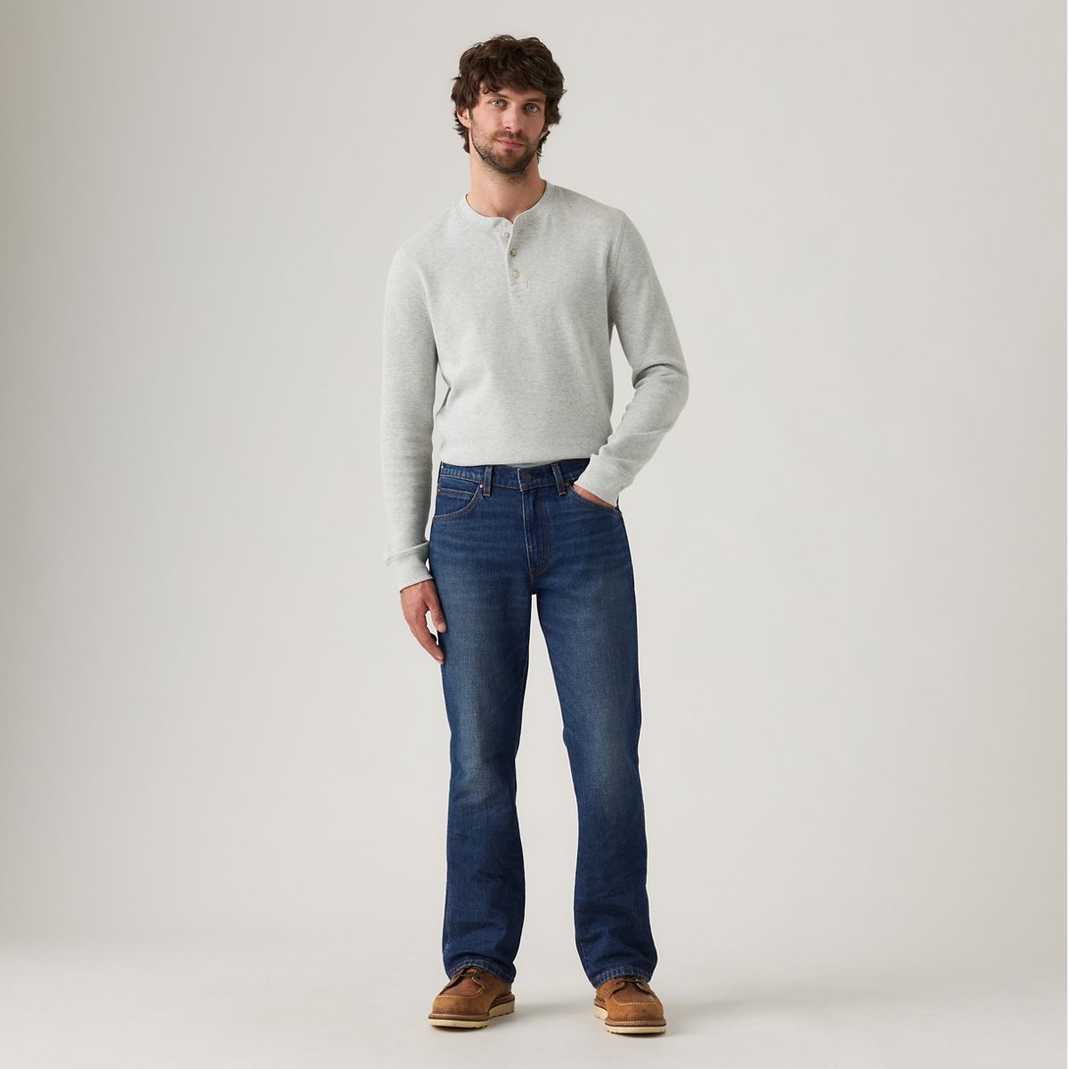 537™ Western Bootcut Men's Jeans — Wow Have Fun - Dark Wash