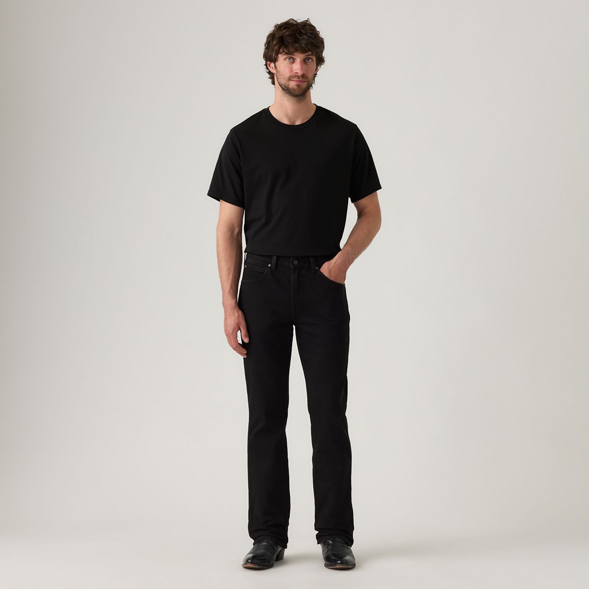 537™ Western Bootcut Men's Jeans — Run The Road Rinse - Black