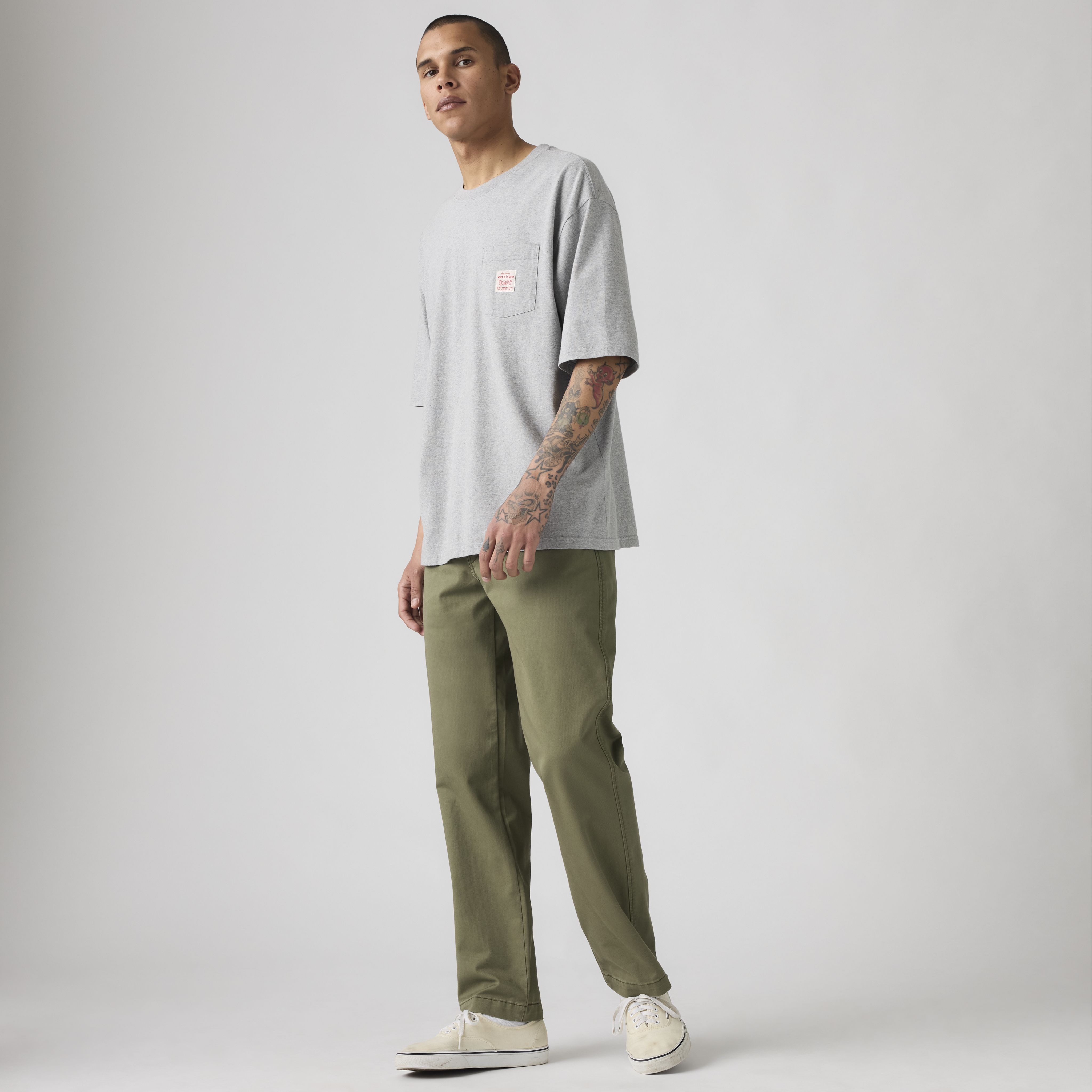 XX Chino Relaxed Straight Trousers 1