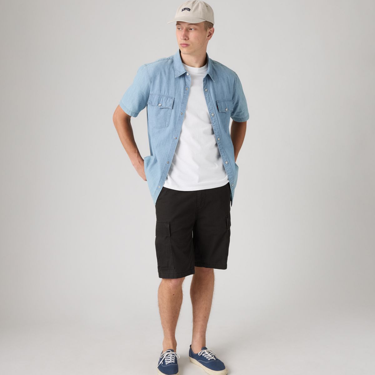 Carrier Cargo Lightweight 9" Men's Shorts — Meteorite - Black