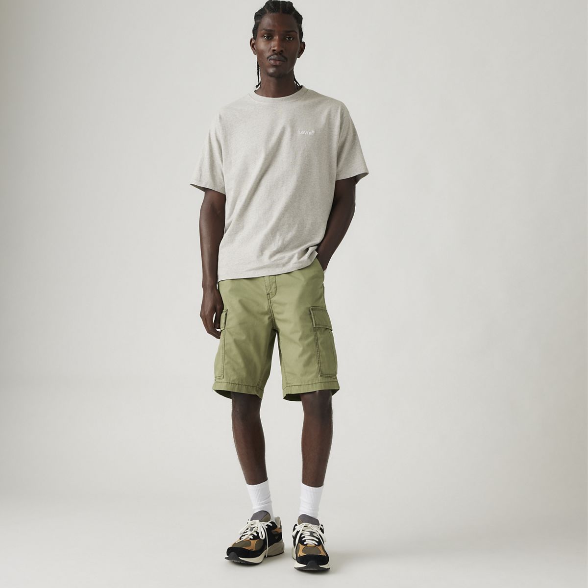Carrier Cargo Shorts — Olive Night Lightweight - Green