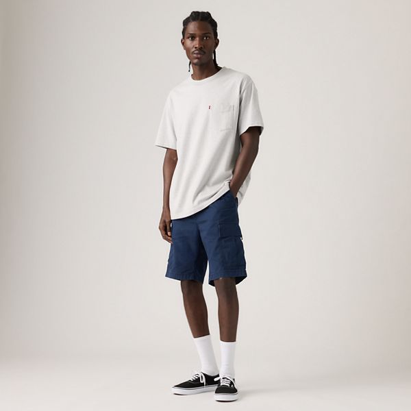 Carrier Cargo Shorts — Dress Blues Lightweight Canvas - Blue
