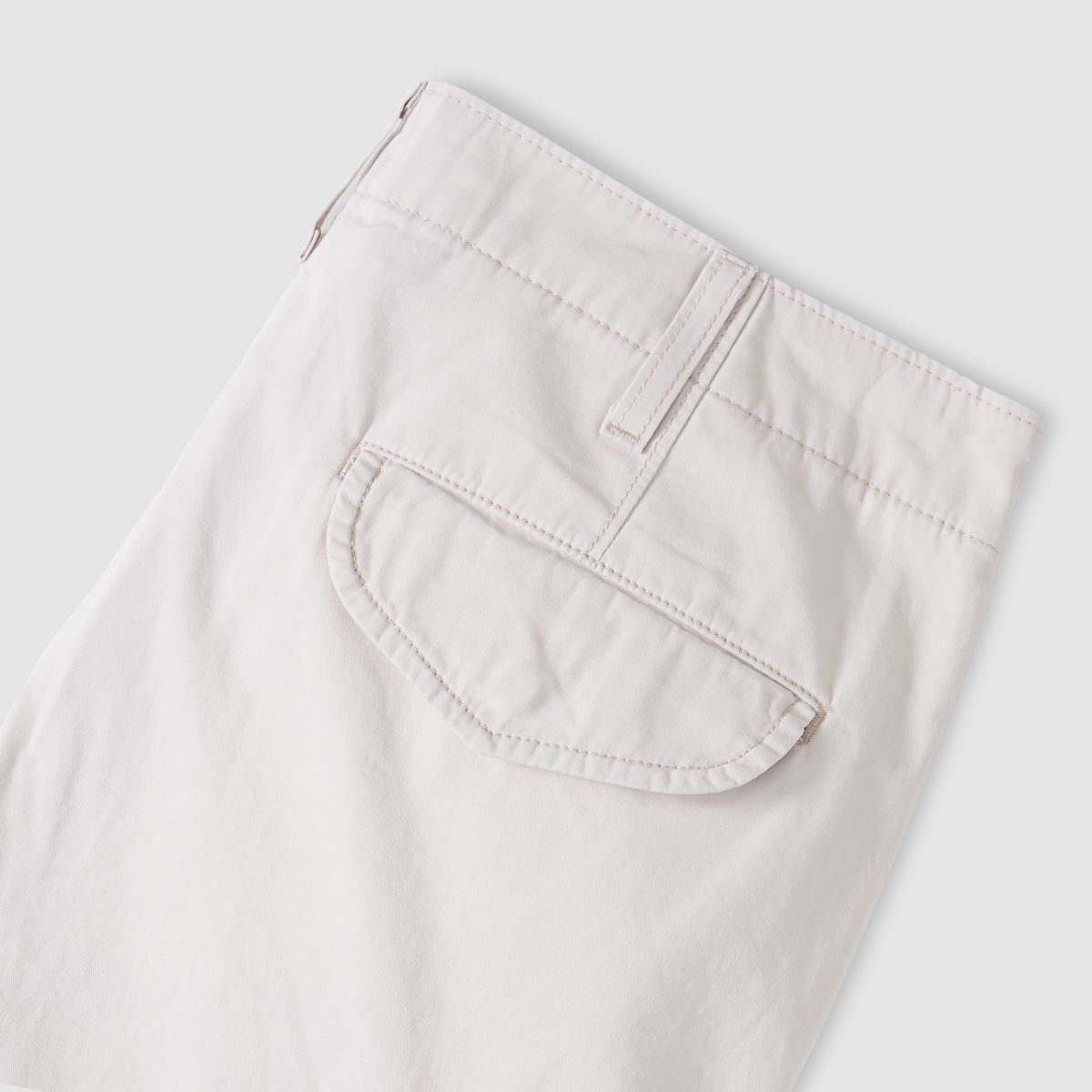 Carrier Cargo Shorts — Pumice Stone Lightweight Canvas - White