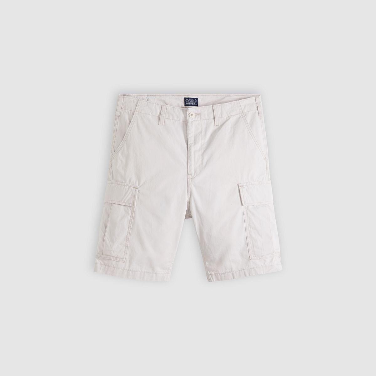 Carrier Cargo Shorts — Pumice Stone Lightweight Canvas - White