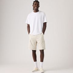 Carrier Cargo Shorts — Pumice Stone Lightweight Canvas - White 1