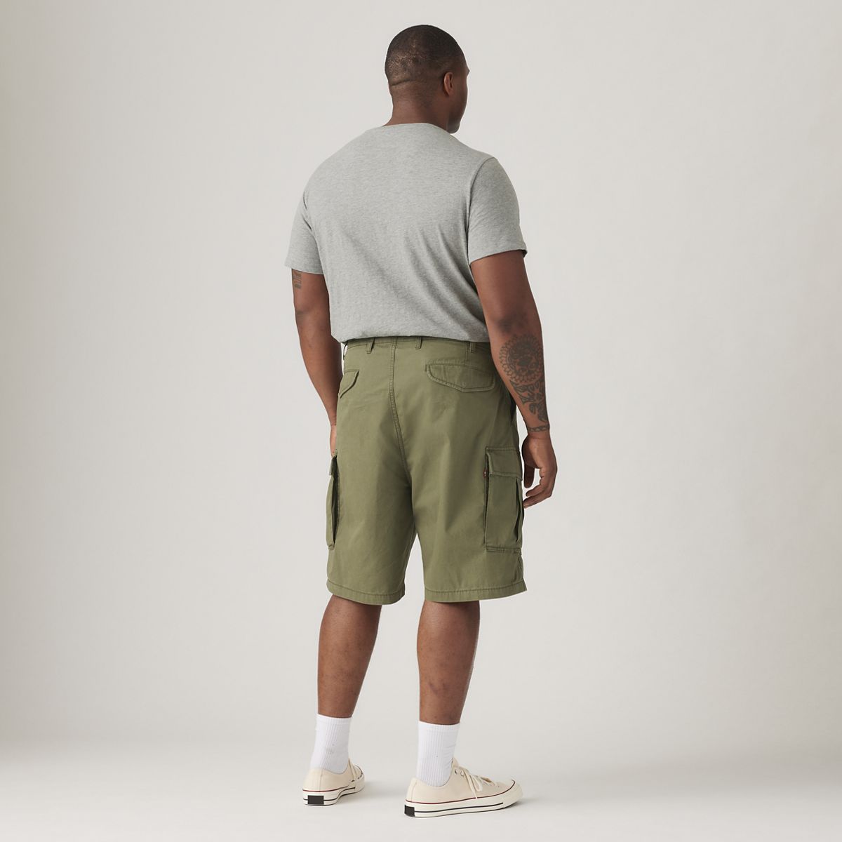 Carrier Cargo Shorts (Big & Tall) — Olive Night Lightweight - Green