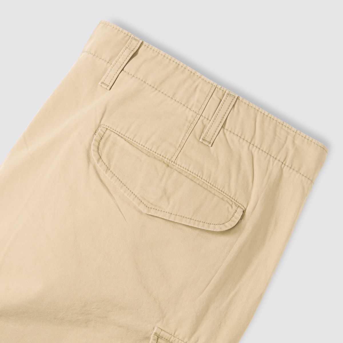 Carrier Cargo Shorts (Big & Tall) — Harvest Gold Lightweight Canvas - Beige
