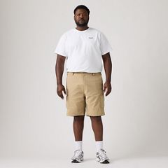 Carrier Cargo Shorts (Big & Tall) — Harvest Gold Lightweight Canvas - Beige 5