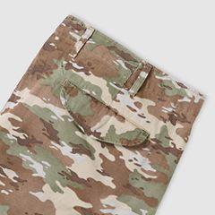 Carrier Cargo Shorts (Big & Tall) — Camo Green Ombre Ripstop Print - Multi Colour 7