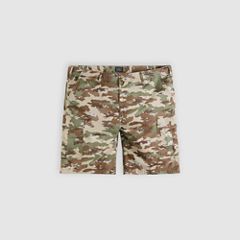 Carrier Cargo Shorts (Big & Tall) — Camo Green Ombre Ripstop Print - Multi Colour 6