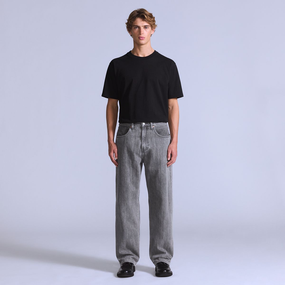 Marker Loose Men's Jeans — Stone Hills - Black