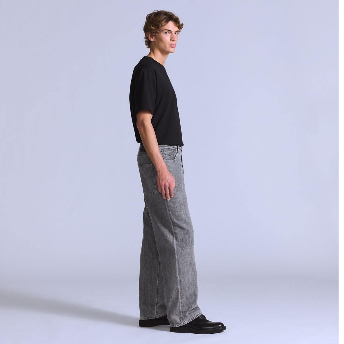 Marker Loose Men's Jeans — Stone Hills - Black