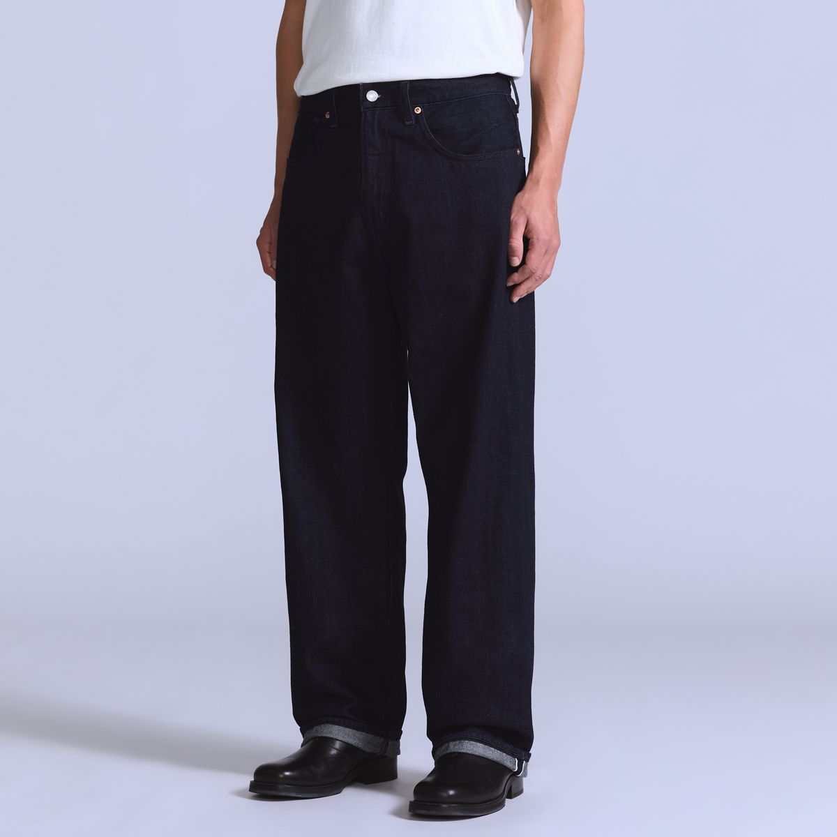 Marker Loose Men's Jeans — One Wash MOJ - Dark Wash