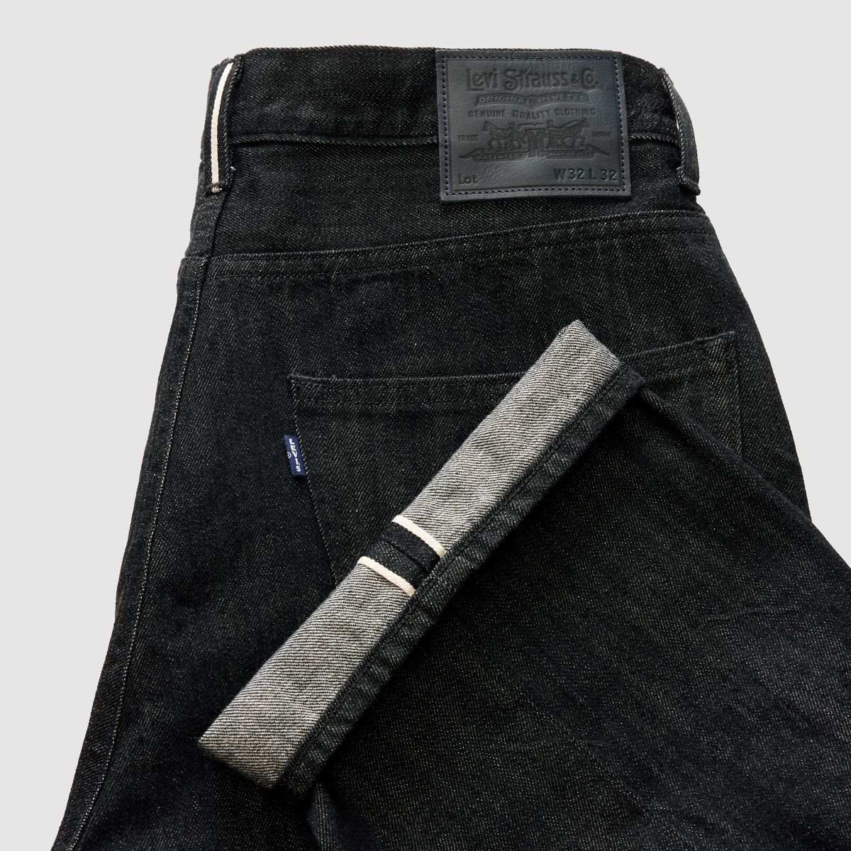 Marker Loose Men's Jeans — Black One Wash - Dark Wash