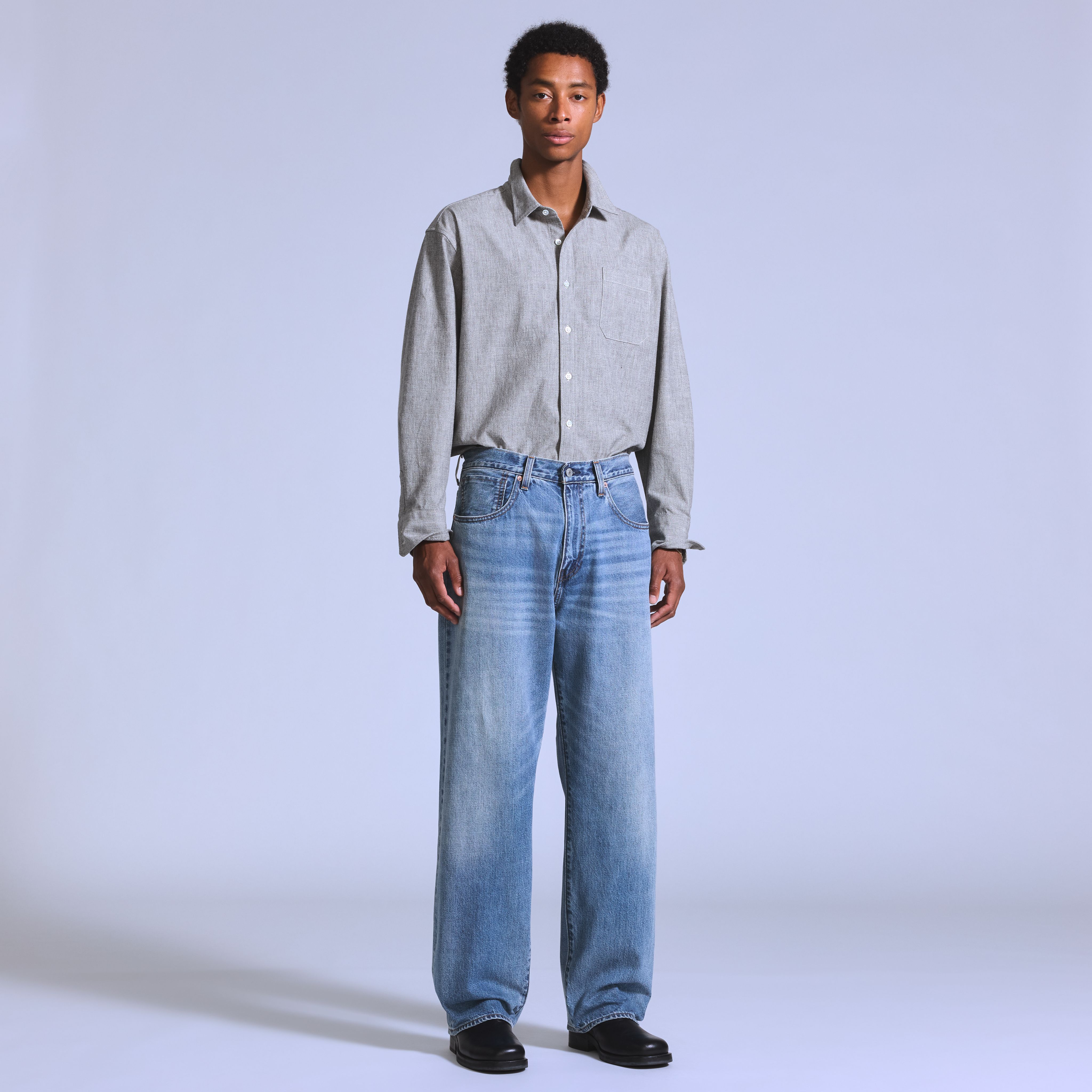Marker Loose Selvedge Men's Jeans 6