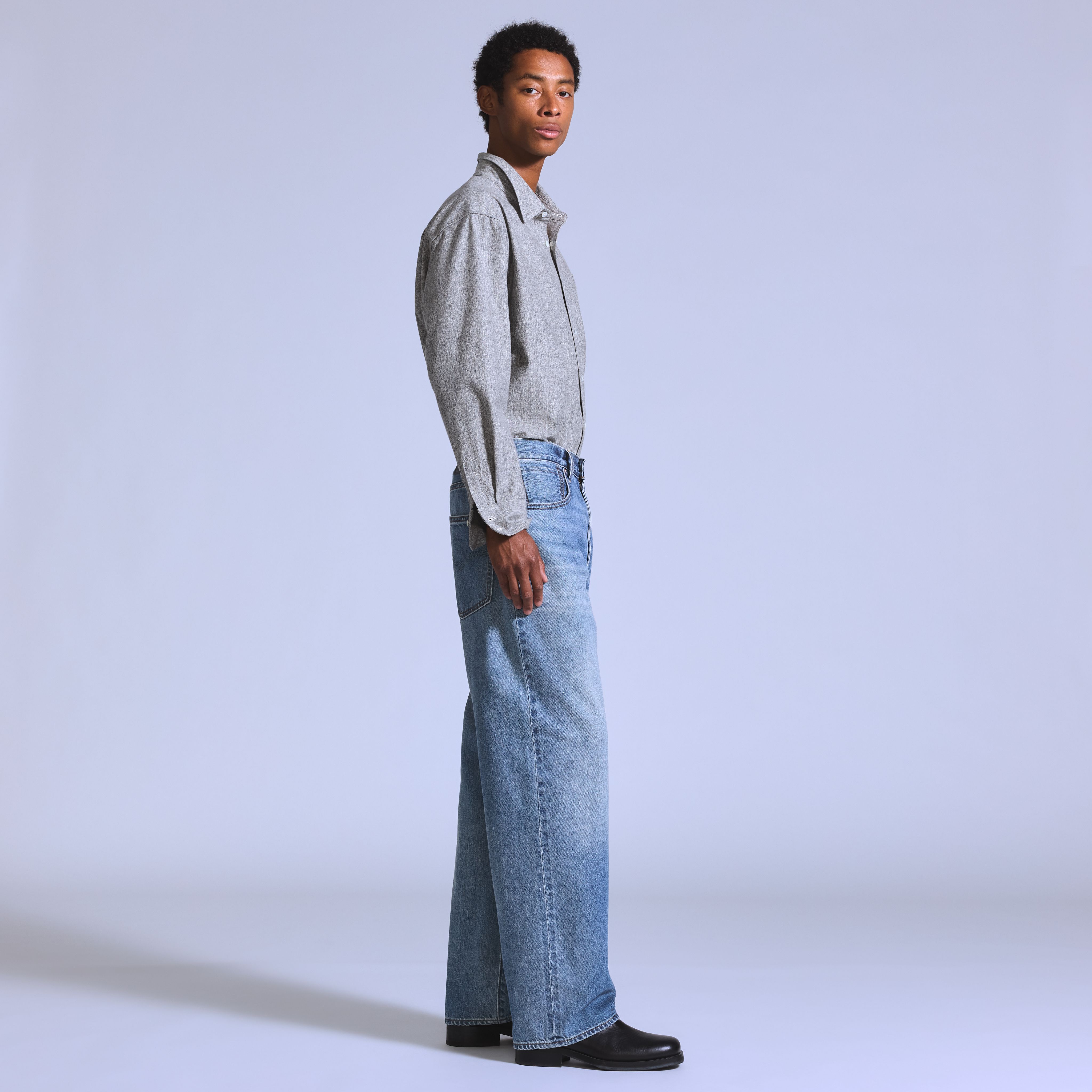 Marker Loose Selvedge Men's Jeans 5