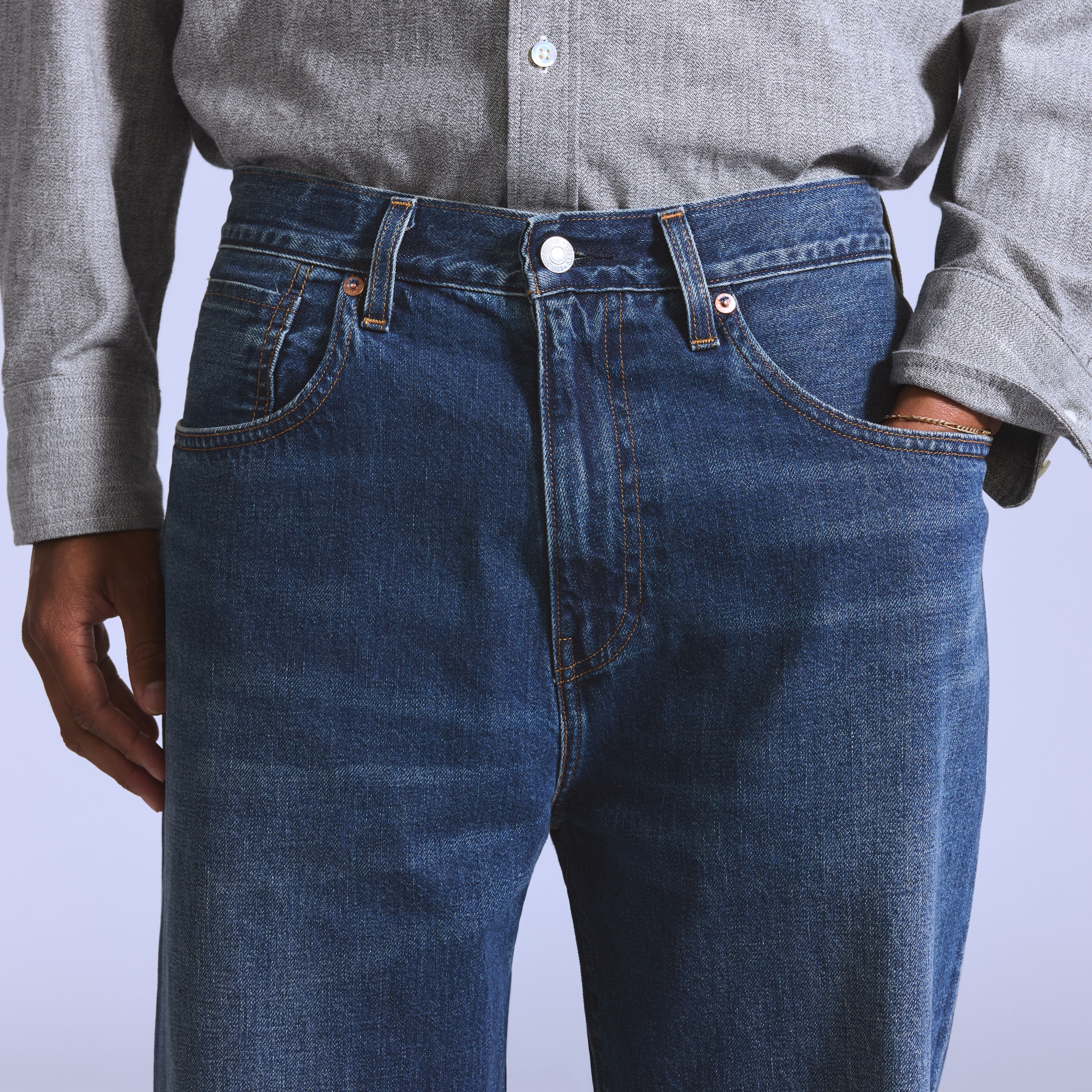 Marker Loose Selvedge Men's Jeans 3