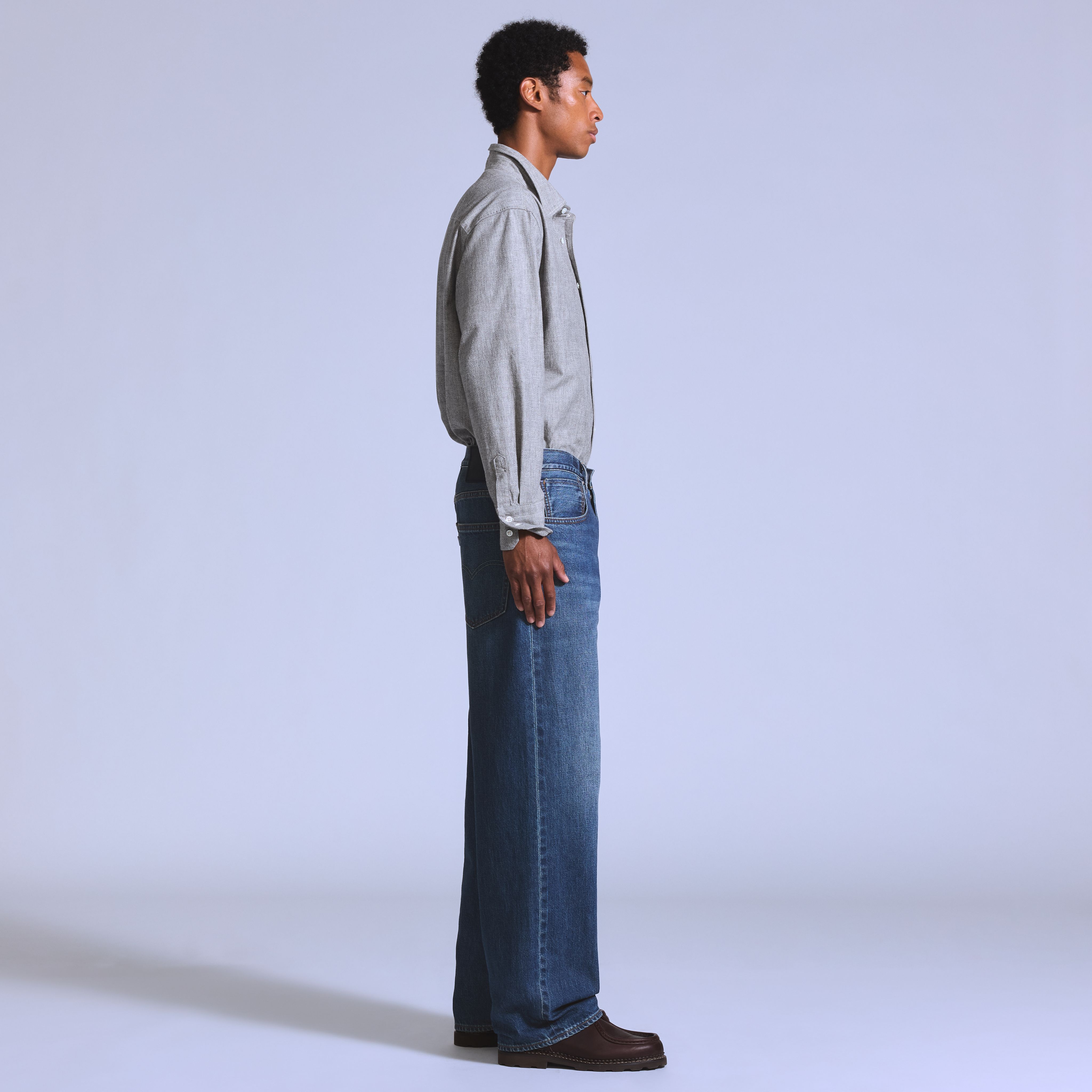 Marker Loose Selvedge Men's Jeans 5