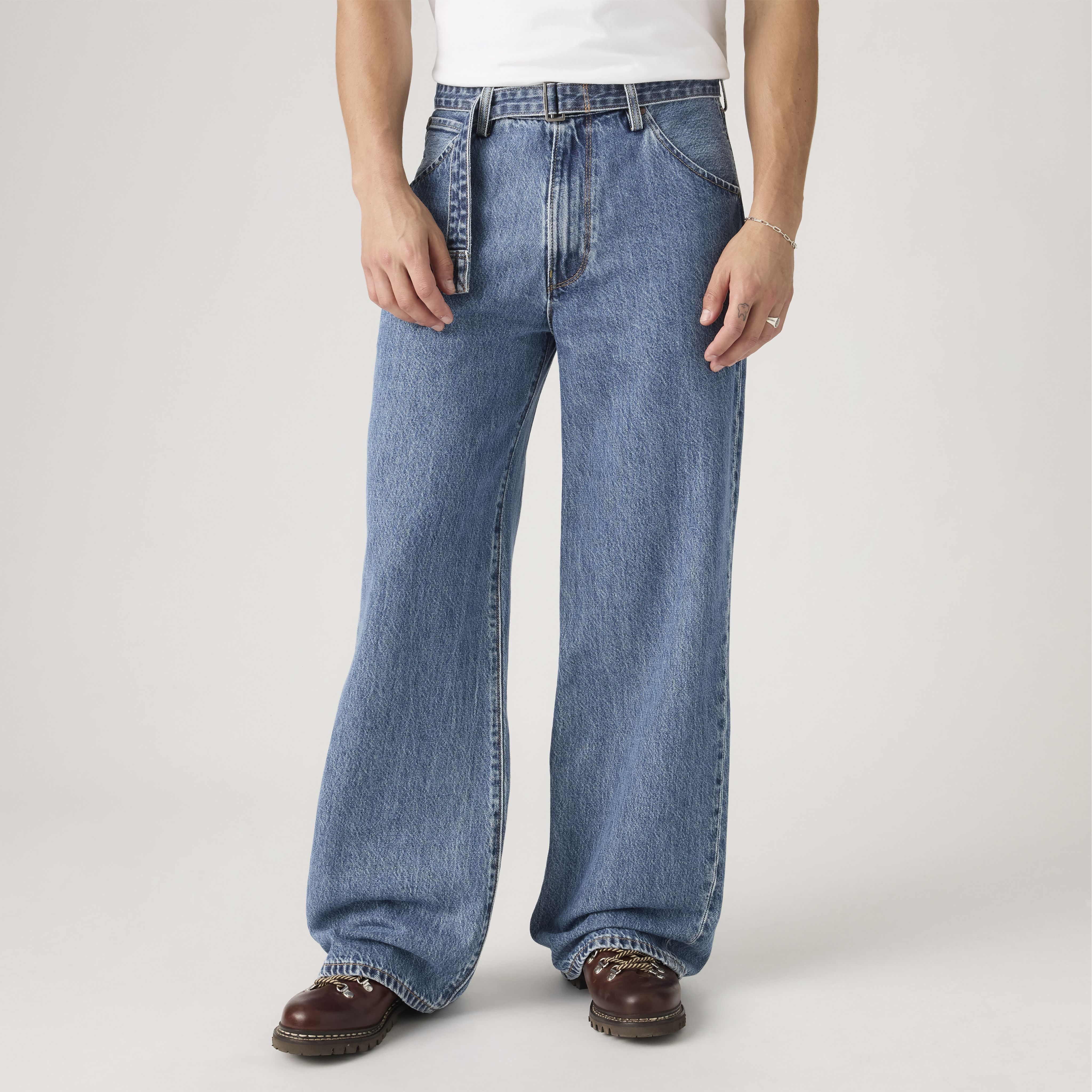 Twisted Baggy Wide Jeans 2