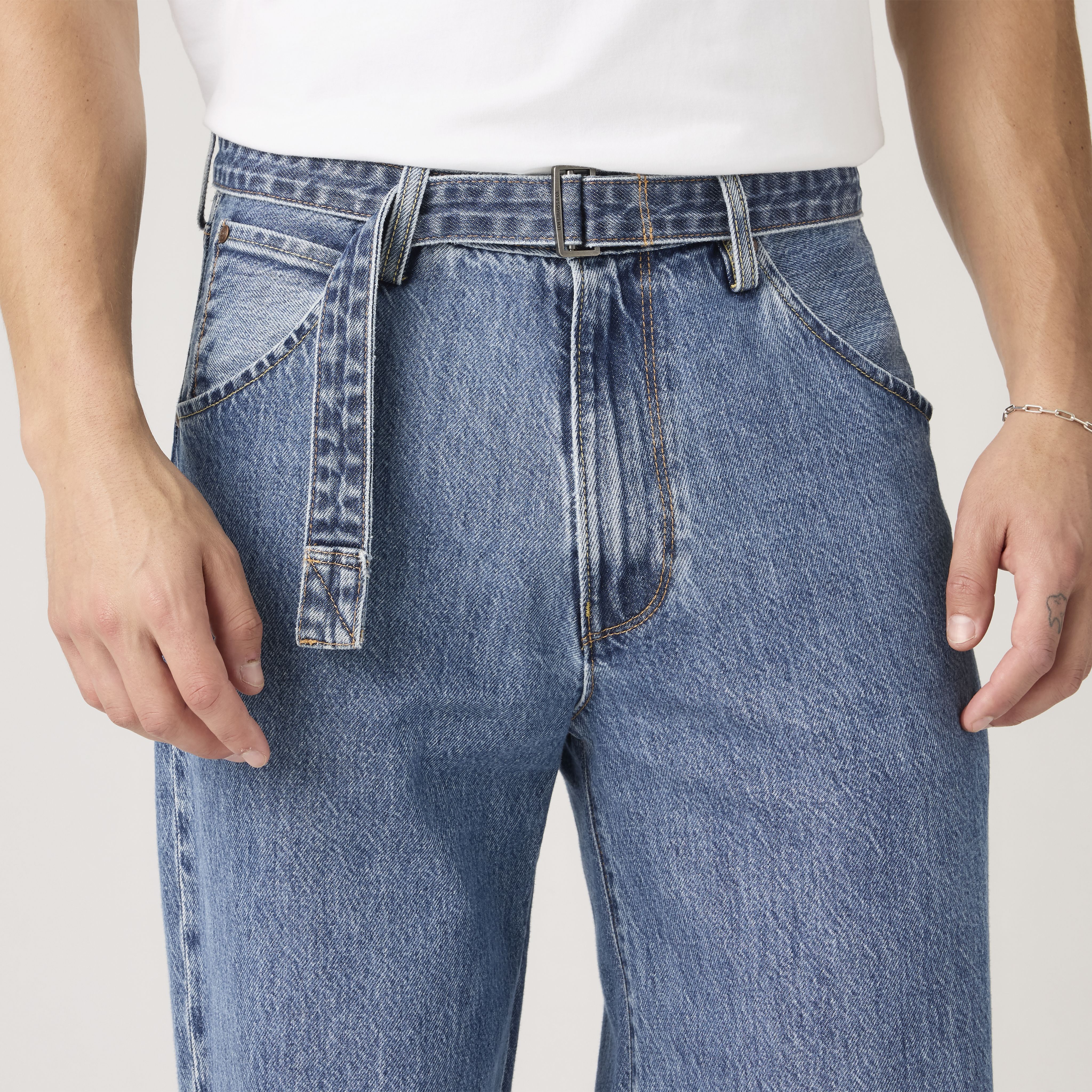 Twisted Baggy Wide Jeans 6