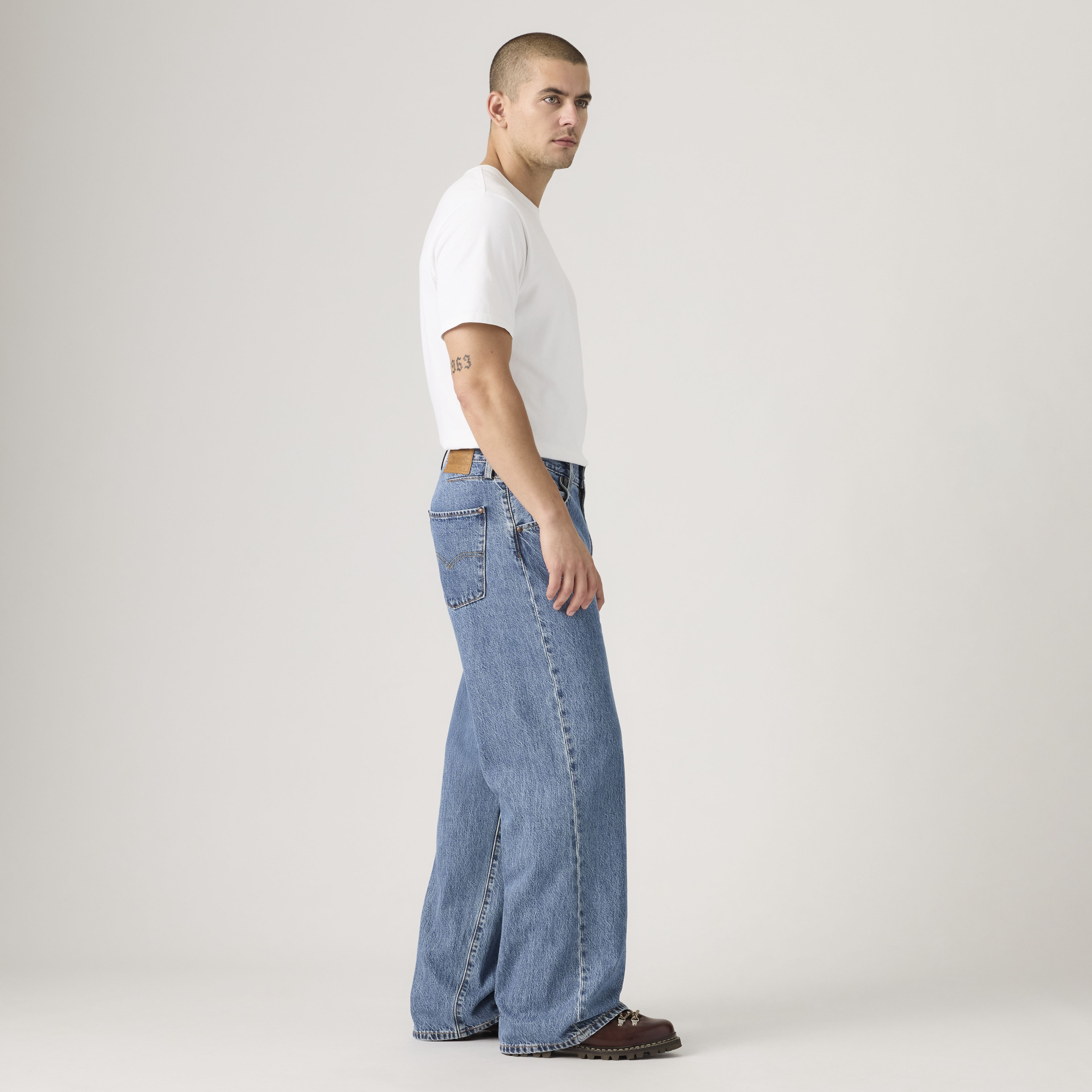 Twisted Baggy Wide Jeans 4