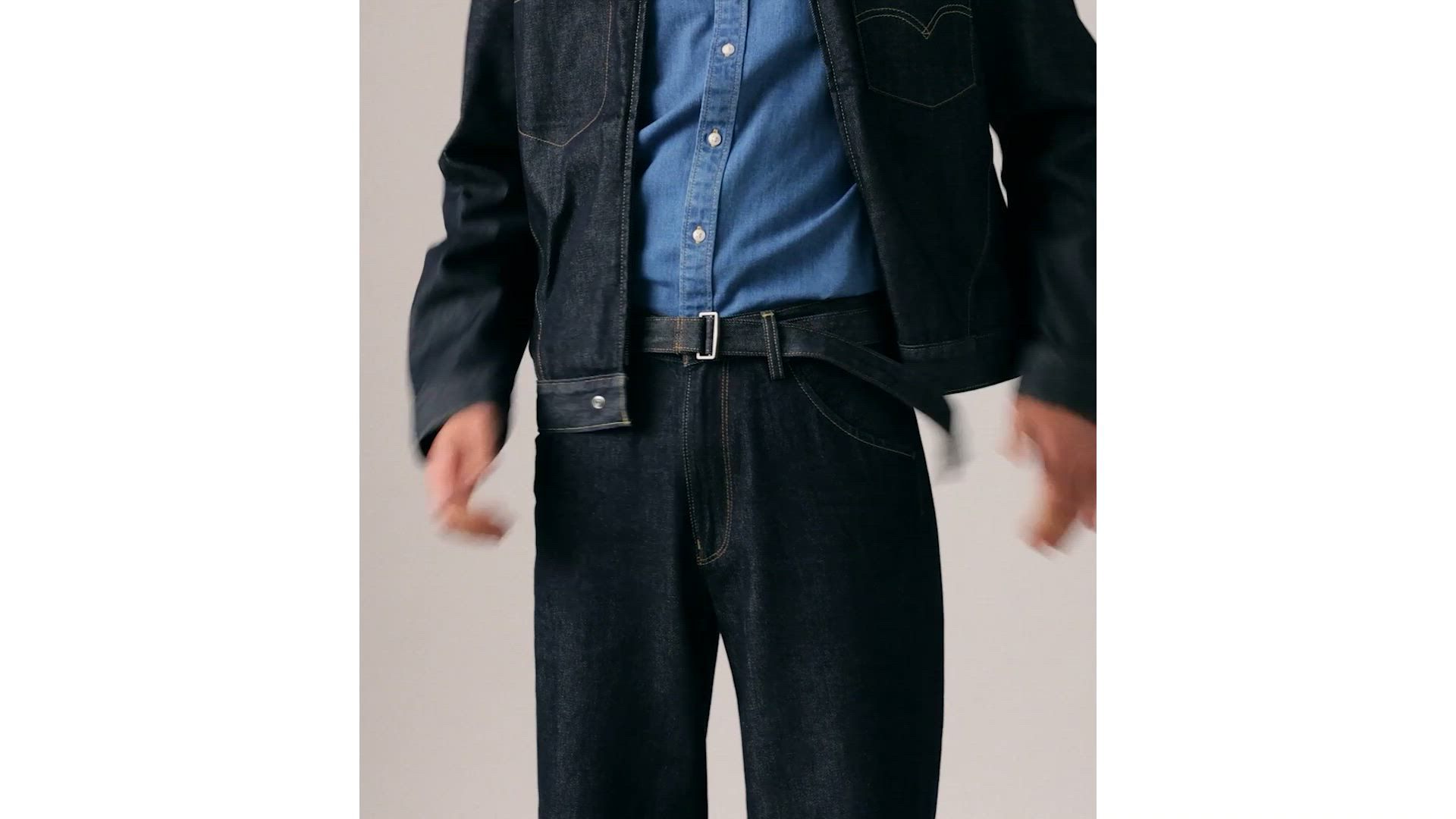 Twisted Baggy Wide Jeans 1