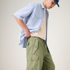Baggy Field Cargo Men's Pants — Four Leaf Clover - Green 3