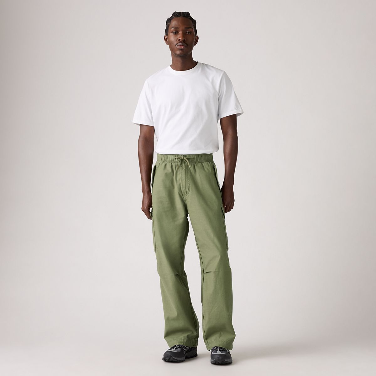 Baggy Field Cargo Men's Pants — Four Leaf Clover - Green